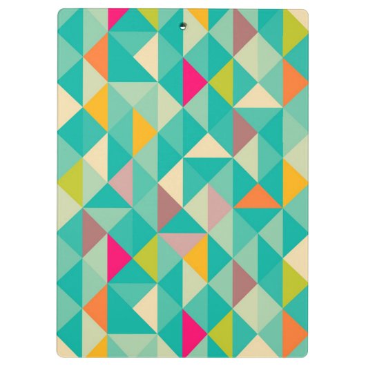 Driehoekspatroon Klembord (Achterkant)