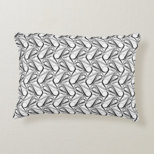 Driehoekspatroon met cirkel decoratief kussen