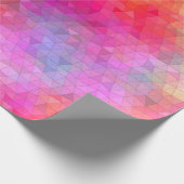 Driehoekspatroon met kleur mixende achtergrond. ab cadeaupapier (Hoek)