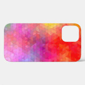 Driehoekspatroon met kleur mixende achtergrond. ab Case-Mate iPhone case (Achterkant (horizontaal))