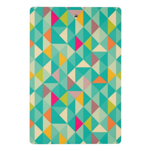 Driehoekspatroon Mini Klembord (Achterkant)