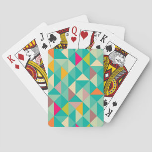 Driehoekspatroon Pokerkaarten
