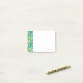 Driehoekspatroon Post-it® Notes (Op bureau)