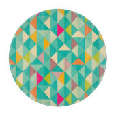 Driehoekspatroon Snijplank (Voorkant)