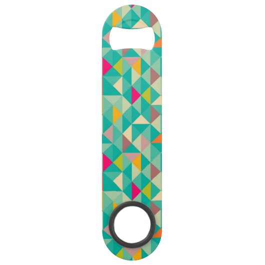 Driehoekspatroon Speed Flessenopener (Achterkant)