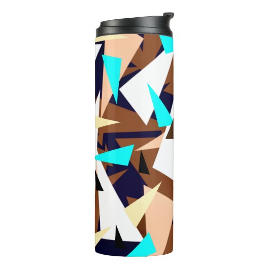 Driehoekspatroon Thermosbeker (Gedraaid links)