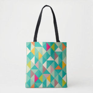 Driehoekspatroon Tote Bag