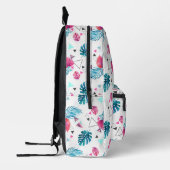 Driehoekspatroon tropisch lef bedrukte rugzak (Links)