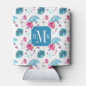 Driehoekspatroon tropisch lef blikjeskoeler (Achterkant)