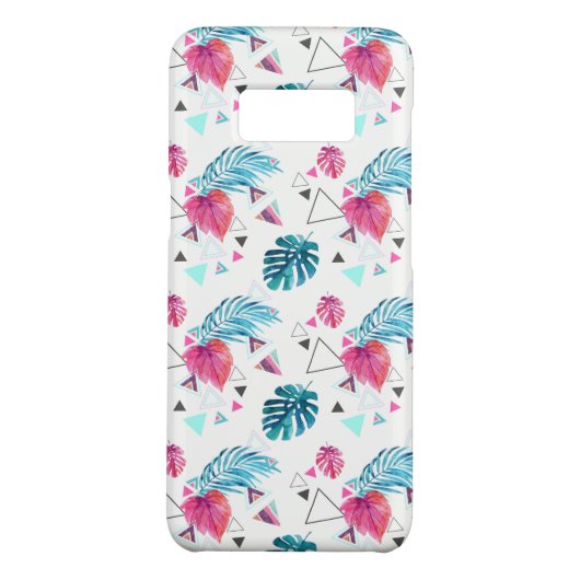 Driehoekspatroon tropisch lef Case-Mate samsung galaxy hoesje (Achterkant)