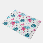 Driehoekspatroon tropisch lef deurmat (Schuin)