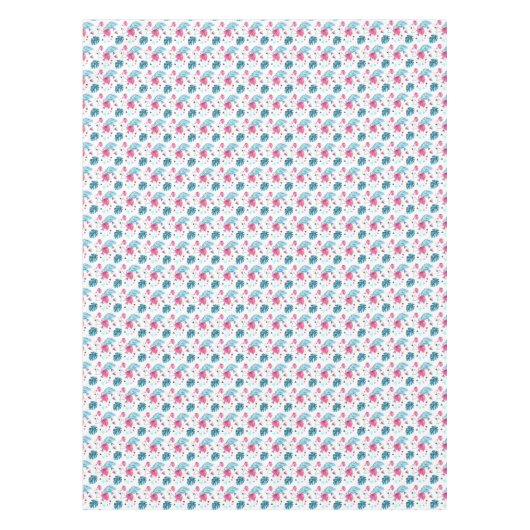 Driehoekspatroon tropisch lef tafelkleed (Voorkant)