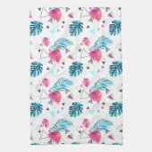 Driehoekspatroon tropisch lef theedoek (Verticaal)