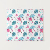 Driehoekspatroon tropisch lef wandkleed (Voorkant (horizontaal))