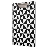 Driehoekspatroon zwart-wit klembord (Links)