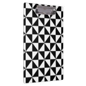 Driehoekspatroon zwart-wit klembord (Rechts)