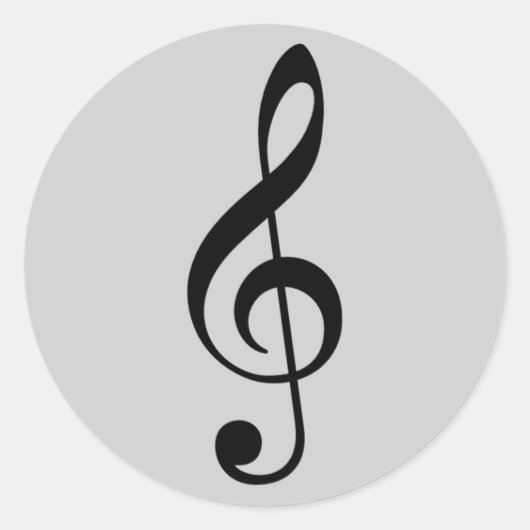 driehoekspictogram ronde sticker (Voorkant)