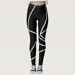 Driehoeksreis B en W Leggings