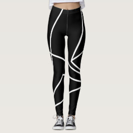 Driehoeksreis B en W Leggings