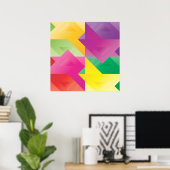 Driehoeksspellen Poster (Thuiskantoor)