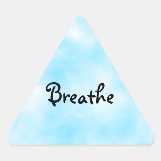 Driehoekssticker voor het afbreken van het vierkan sticker (Voorkant)