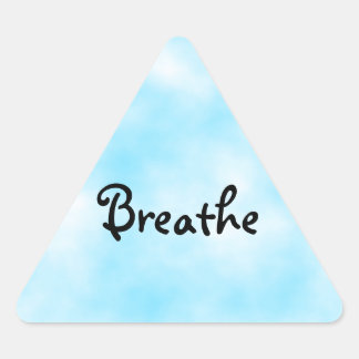 Driehoekssticker voor het afbreken van het vierkan sticker