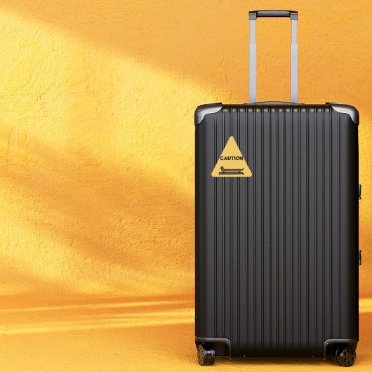 Driehoeksstickers van het Skateboard dachshund Sticker