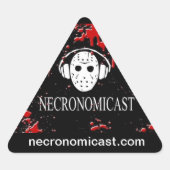 Driehoeksticker Sticker (Voorkant)