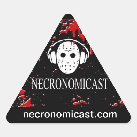 Driehoeksticker Sticker (Voorkant)