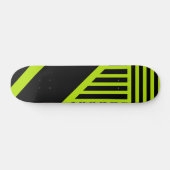 Driehoekstrepen - Kalkgroen Persoonlijk Skateboard (Horizontaal)