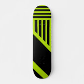 Driehoekstrepen - Kalkgroen Persoonlijk Skateboard (Voorkant)