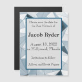 Driehoeksvervagen Magnetisch Opslaan Datum Kaart (Voorkant / Achterkant)