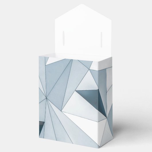 Driehoeksvervagen voorvak bedankdoosjes (Geopend)