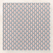 Driehoeksvormen Glazen Onderzetter (Voorkant)