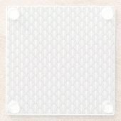 Driehoeksvormen Glazen Onderzetter (Achterkant)