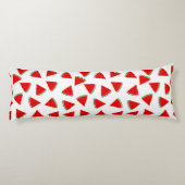 Driehoekswatermeloenen Lichaamskussen (Achterkant)