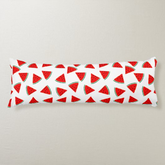 Driehoekswatermeloenen Lichaamskussen (Voorkant)
