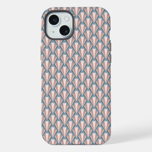 Driehoekvormen iPhone Hoesje (Achterkant)