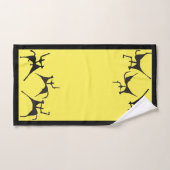 Driehoevenkaastekening Bad Handdoek (Handdoek)