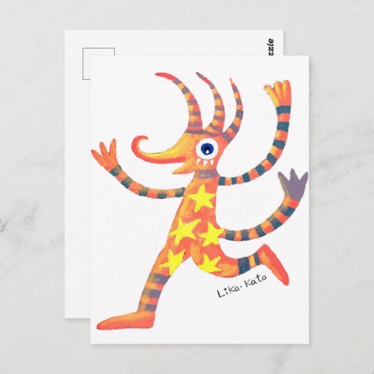 driehoorn briefkaart (Voorkant / Achterkant)