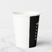 Driejarige verjaardag papieren bekers (Rechts)