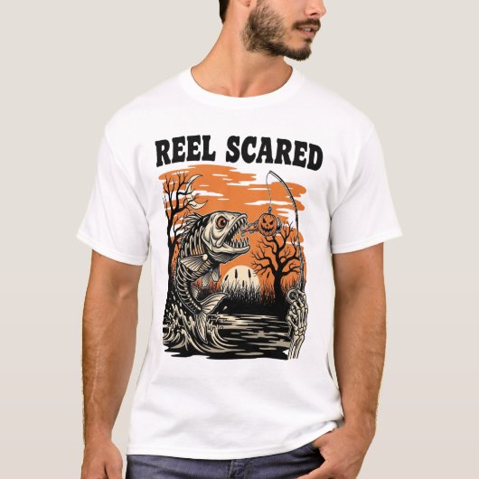 Driejarige vissen Halloween T-shirt (Voorkant)