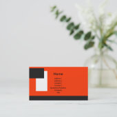 Driekleurendeco1 Visitekaartje (Staand voorkant)