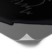 Driekleurenruw Poster voor coatingcollie afdrukken (Hoek)