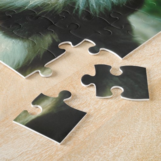 Driekleurig Collie Dog Puzzle Legpuzzel (Zijkant)