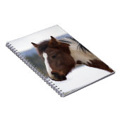 driekleurig paard notitieboek (Rechterzijde)