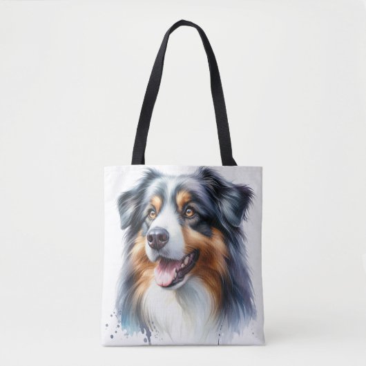 Driekleurige Australische herder Tote Bag (Voorkant)