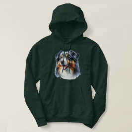 Driekleurige Australische Herdershond Hoodie