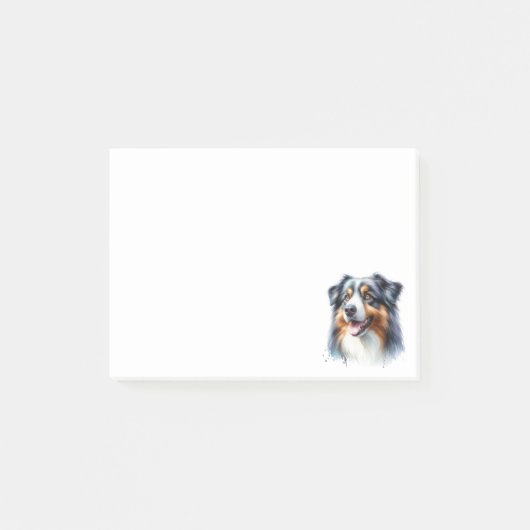 Driekleurige Australische Herdershond Post-it® Notes (Voorkant)