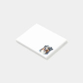 Driekleurige Australische Herdershond Post-it® Notes (Schuin)